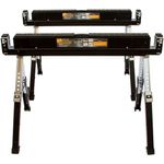 Premium Arbeitsbock, klappbar, höhenverstellbar, Sägebock (2er Set)