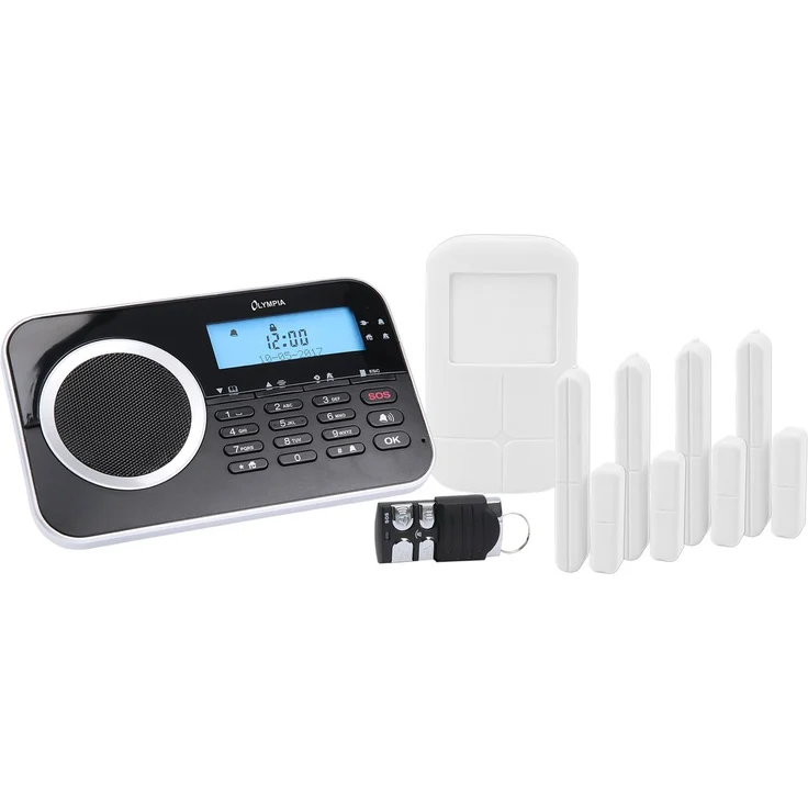 OLYMPIA PROTECT 9761 GSM ALARMANLAGE 6017 schwarz (6017)