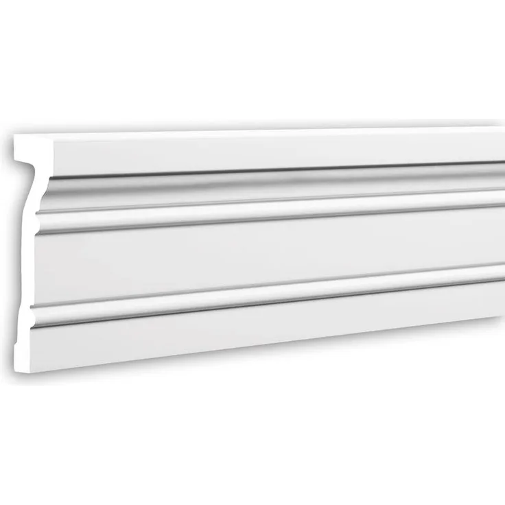 Profhome Decor - Gewände 484003 Fassadenprofil Stuckleiste Fassadenelement Neo-Klassizismus-Stil weiß 2,3 m