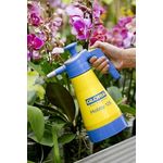 GLORIA Drucksprüher Hobby 125 FLEX | Gartenspritze | Handsprüher | 1,25 L Füllinhalt | Mit Gelenkdüse und 360°-Sprühfunktion | Über-Kopf-Sprühen