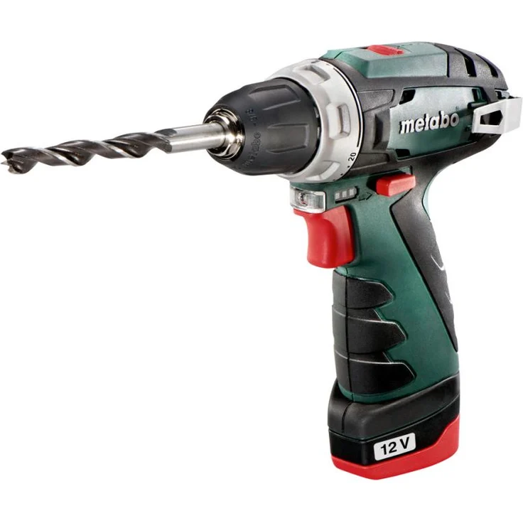 Metabo 12V PowerMaxx Akku Bohrschrauber BS Basic 2x Akku 2,0 Ah im Koffer – Bild 1