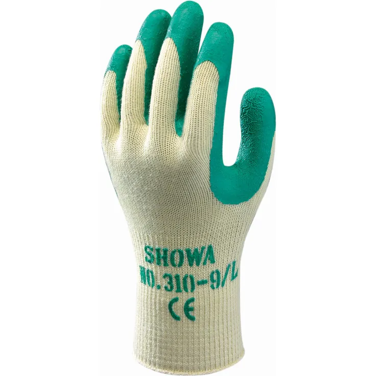 SHOWA 310, Latex €“ Beschichtung, Mehrzweck, Gelb mit grüner Beschichtung, 7-S
