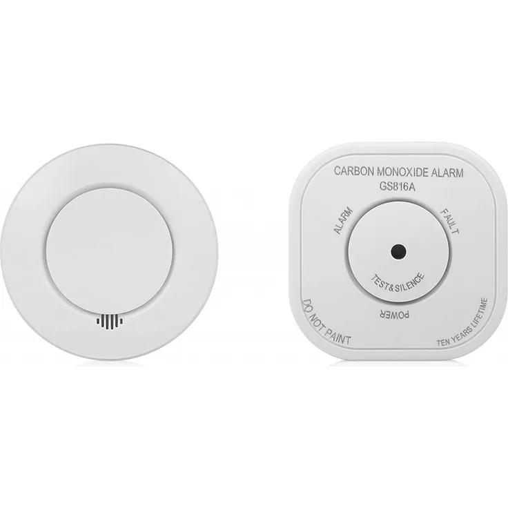 rauch- und Kohlenmonoxid-Detektorset SH8-99111 ABS 85 dB