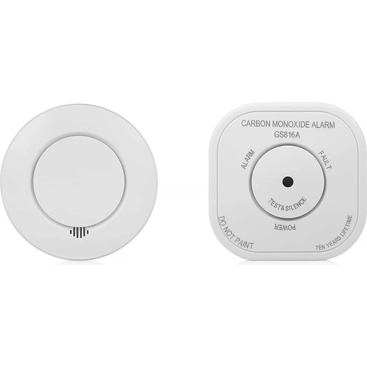 rauch- und Kohlenmonoxid-Detektorset SH8-99111 ABS 85 dB