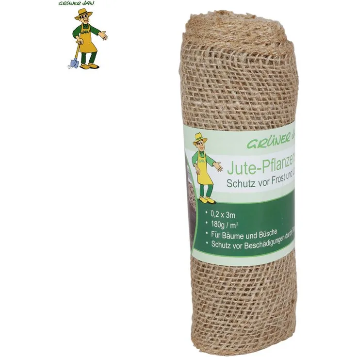 Grüner Jan Jute Pflanzenschutzrolle