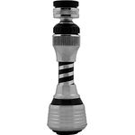 Eyepower Wasserhahn Verlängerung Perlator Strahlregler 12 cm Schwenkbrause Flexischlauch