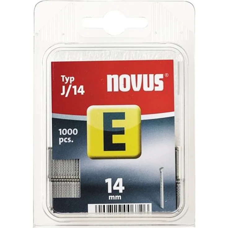 Novus Nägel - Typ J 1000 St. 106319104 Abmessungen (L x B) 14mm x 1.2mm