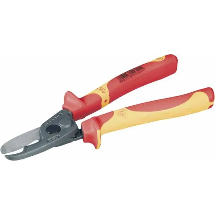 NWS 043-69-VDE-210 VDE-Kabelschere Geeignet für (Abisoliertechnik) Alu- und Kupferkabel, ein- und mehrdrähtig 25mm 70mm²
