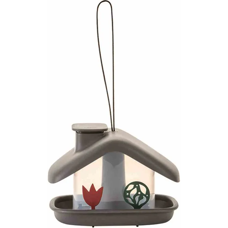 Plastia Vogelhaus Domek 22x15x17 cm anthrazit Kunststoff