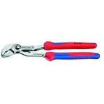 KNIPEX 87 05 250 Cobra Hightech-Wasserpumpenzange mit schlanken Mehrkomponenten-Hüllen verchromt 250 mm