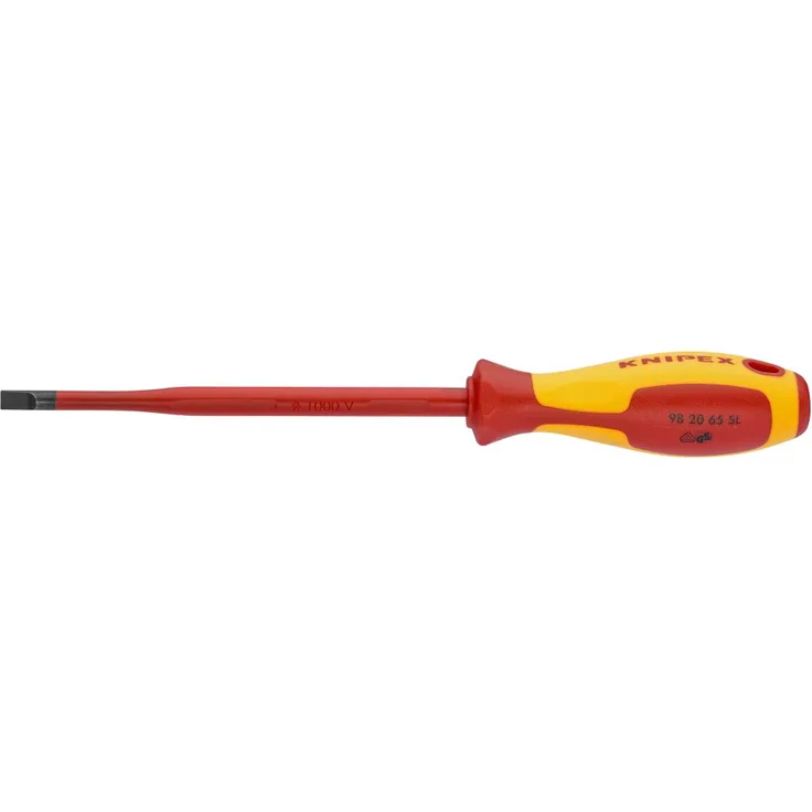 KNIPEX 98 20 55 SL Schraubendreher (Slim) für Schlitzschrauben 232 mm