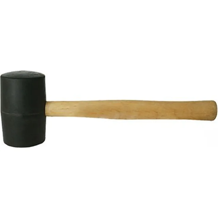 Silverline HA72 Gummihammer, schwarz 454 g