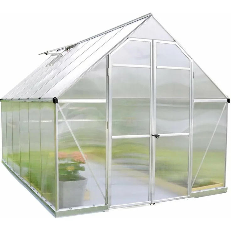 Palram Aluminium Gewächshaus Set Essence 243x366 cm