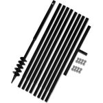 Erdbohrer mit Griff 80 mm Verlängerungsrohr 9 m