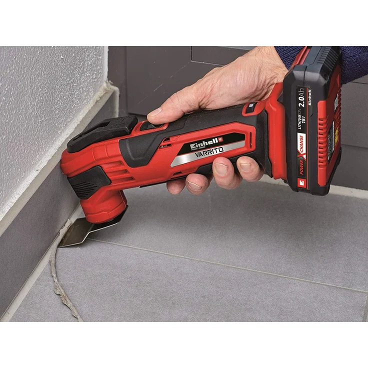 Einhell VARRITO TE-MG 18 Li Solo Akku-Multifunktionswerkzeug Multi-Cutter Power X-Change PXC Li-Ion, 18V, 20000 min.-1, Schnellspannverschluss 12-fach einstellbar, ohne Akku und Ladegerät – Bild 3