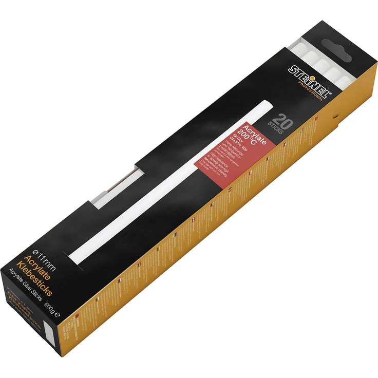 Steinel Klebesticks Acrylate Ø11 mm, 20x Heißklebe-Patronen, für hohe Alterungs- und Temperaturbeständigkeit, 600 g – Bild 1