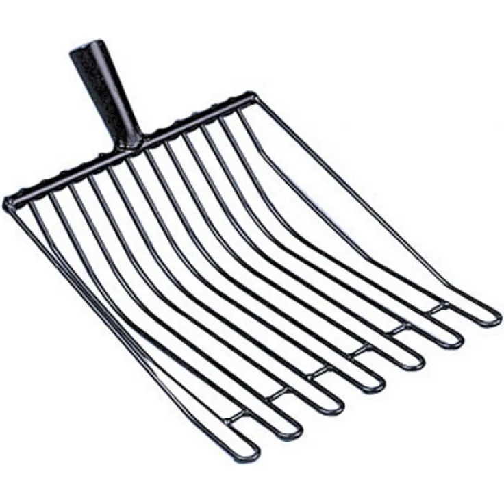 Kerbl 29116 Kartoffel Drahtgabel m. Dülle 14 Zinken 37 x 32 cm o. Stiel