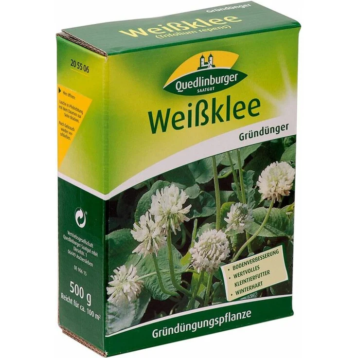 QUEDLINBURGER SAATGUT Quedlinburger Saatgut - Weißklee 500 g | Gründünger