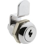 BURG-WÄCHTER Ersatzzylinder für Briefkästen, Hebelschloss, Für Materialstärke von 1 bis 7 mm, verchromt, ZBK 72 SB