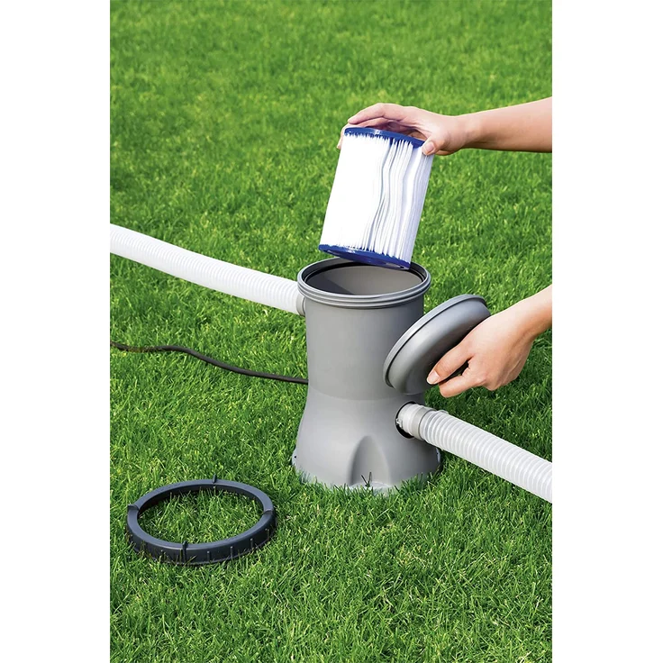Bestway 58094 Filterkartuschen Gr.II, Durchmesser 10.6 cm, Höhe13.6 cm 2-er Set – Bild 4