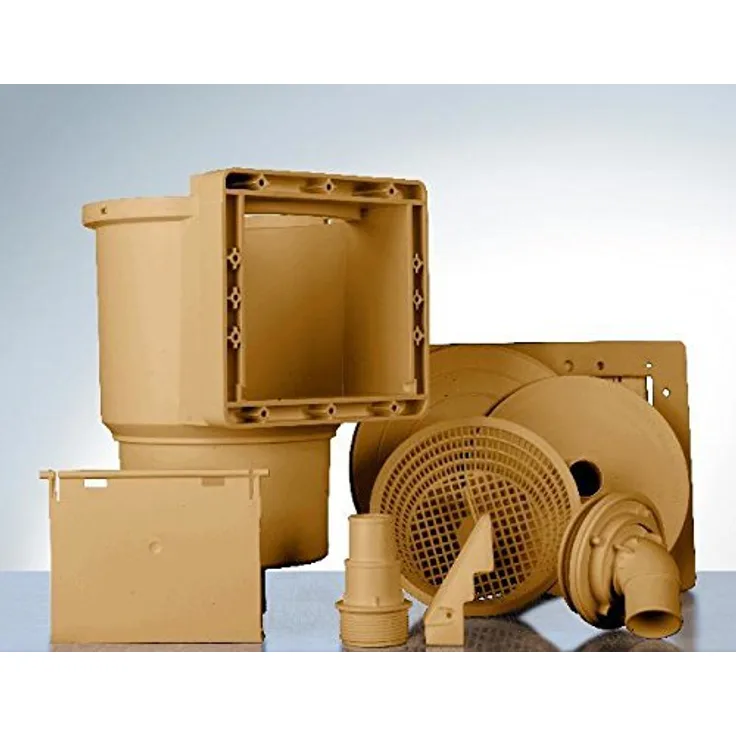 Gre AR100W - Skimmer für Standard-Pools + Ventilantrieb, Farbe braun