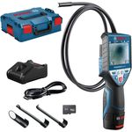 Bosch Professional Inspektionskamera GIC 120 C (Kabellänge: 120 cm, Display: 3,5 Zoll, 12 V Akku, in L-Boxx)