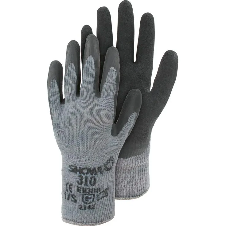 Showa 310 Grip Black Strickhandschuh Baumwolle/ Polyester mit Latexbeschichtung Größe 9 (14905)