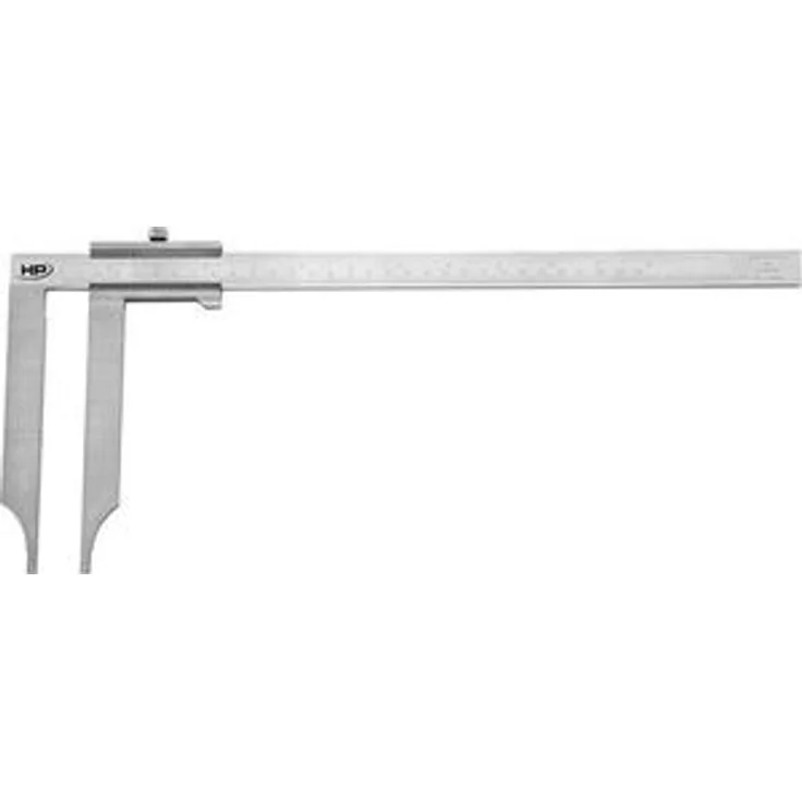 HELIOS-PREISSER 0236503 Werkstattmessschieber aus verchromtem, rostfreiem Stahl ohne Spitzen ohne Feineinstellung, 300 x 90 mm