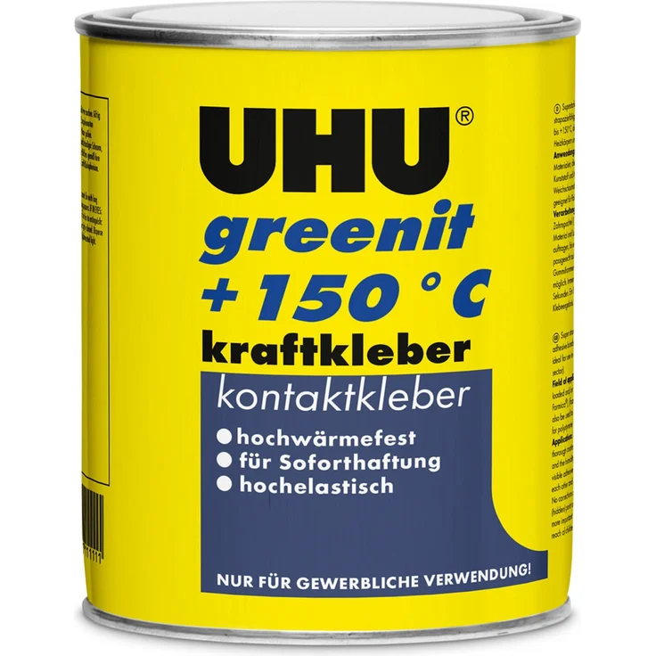 UHU 45400 Greenit Kontaktkleber wärmefest, Dose mit 750 ml, 645 g – Bild 1