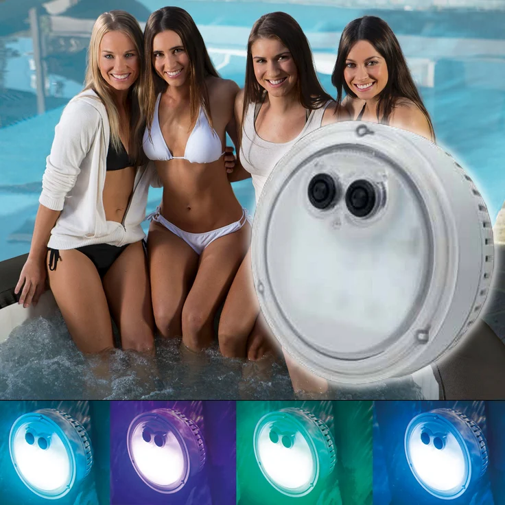 Intex 28503 5 Farben Beleuchtung Whirlpool LED Licht für Intex Bubble SPA PureSpa – Bild 2