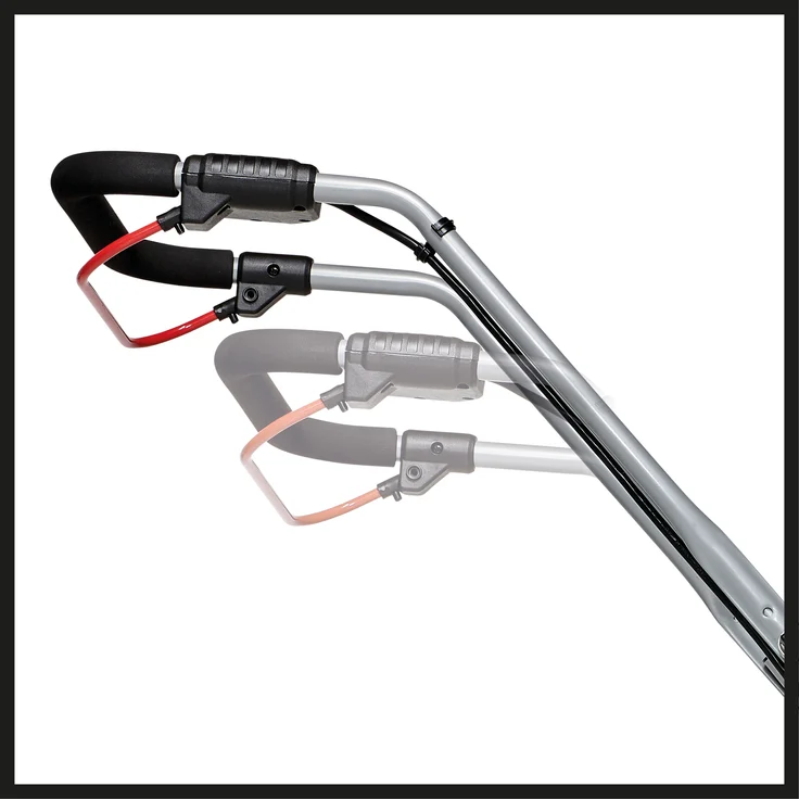 Einhell Akku-Rasenmäher GE-CM 36-33 Li Kit Power X-Change - Li-Ion (2x2,5 Ah), bis 250 m², 33 cm Schnittbreite, 5-stufige zentrale Schnitthöhenverstellung, inkl. 2x 2,5 Ah Akkus + 2x Ladegeräte – Bild 4