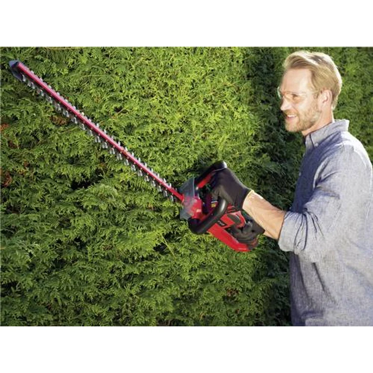 Einhell Akku-Heckenschere ARCURRA 18/55 Power X-Change (Li-Ion, 18 V, 55 cm Schnittlänge, 18 mm Zahnabstand, Schnittgutsammler, ohne Akku und Ladegerät) – Bild 8