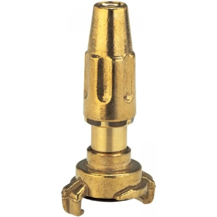 GARDENA Messing-Schnellkupplungs-Spritze für 13 mm (1-2 Zoll)-Schläuche: Schnellkupplungsanschluss mit regulierbarem & abstellbarem Wasserstrahl (7130-20) – Bild 1