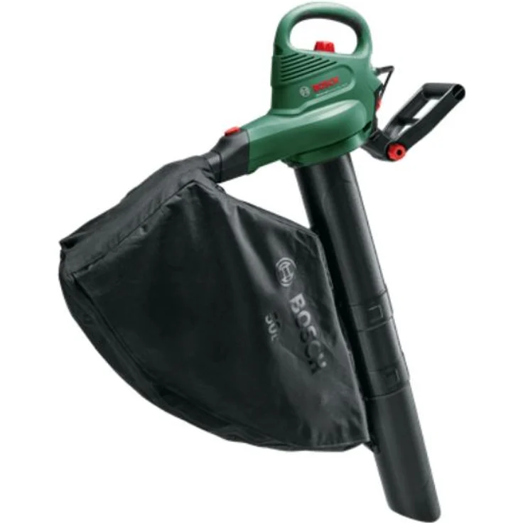Bosch elektrischer Laubsauger/Laubbläser UniversalGardenTidy 3000 (3000 W, Fangsack 50 l, stufenlose Drehzahleinstellung, zum Blasen, Saugen und Häckseln von Laub, im Karton) – Bild 2
