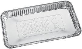 Weber 6454 Alu-Tropfschalen 22 x 42 cm, 5 Stück