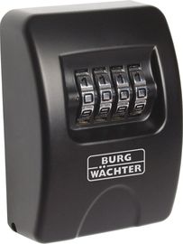 BURG-WÄCHTER Schlüsseltresor mit Zahlenkombination, KeySafe 10 SB, Schwarz