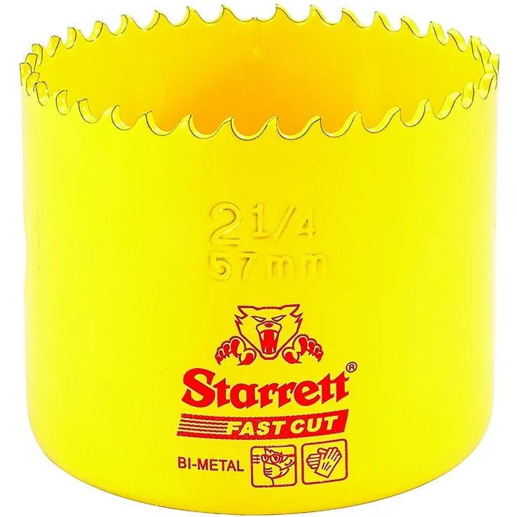 Starrett 63 fch057 ? Lochsäge 57 mm) gelb