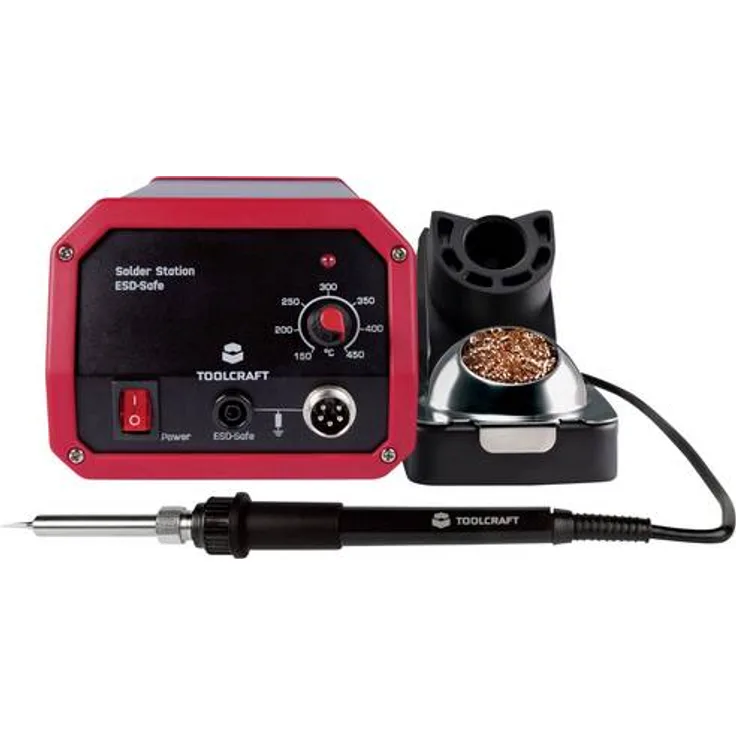 TOOLCRAFT ST-80A Lötstation Set analog 80W 150 bis 450°C inkl. Lötspitze