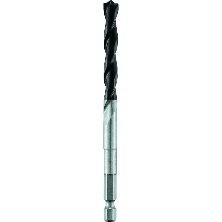 Alpen 18900800100 Hartmetall-Betonbohrer Profi Beton, ¼'' Sechskant-Schaft, 8 mm, L1 120 mm, L2 80 mm