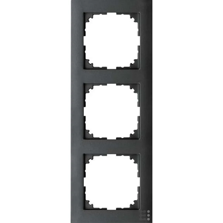 Merten MEG4030-3614 M-Pure-Rahmen, 3fach, anthrazit