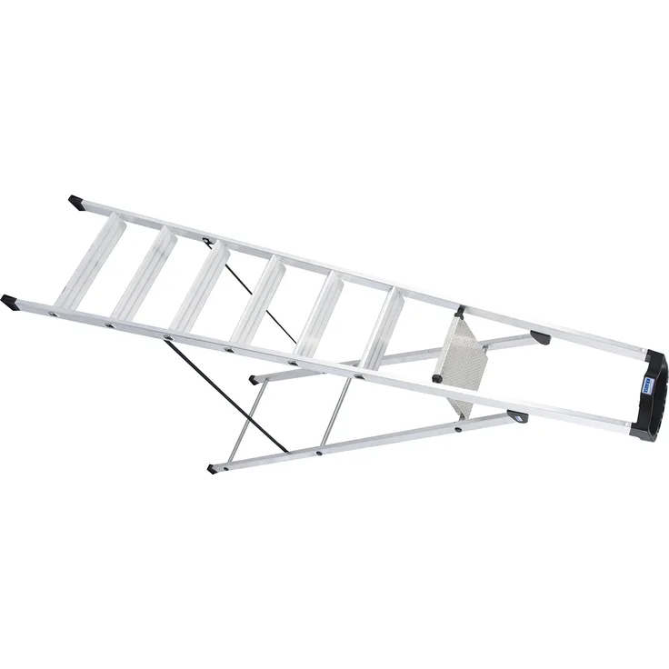 KRAUSE lbsb665 Stehleiter mit Tablett, 7 Stufen, 2.1 m Höhe