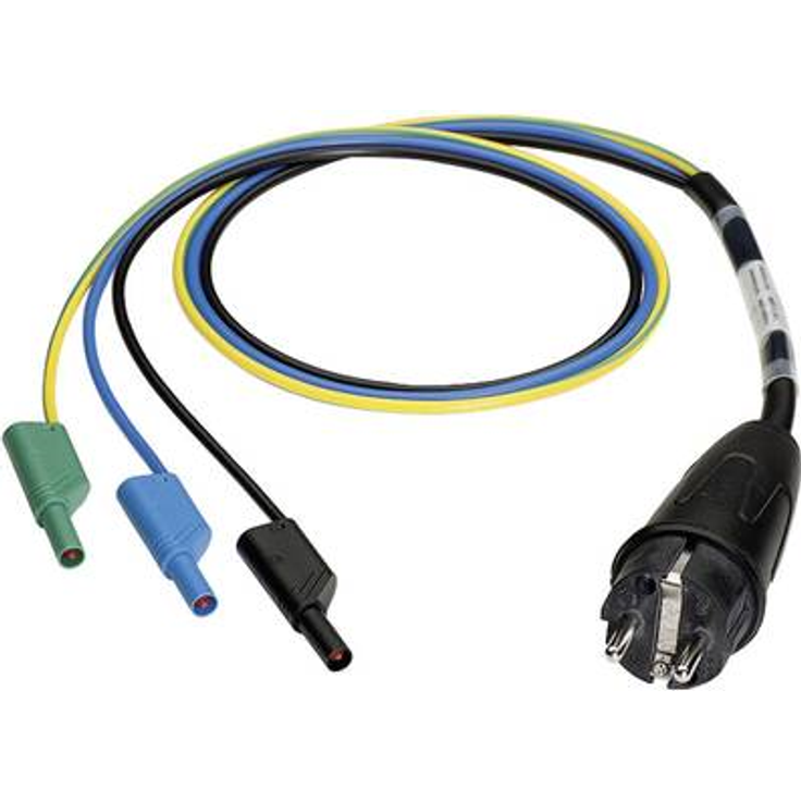 Benning Messadapter Schutzkontakt-Stecker - Lamellenstecker 4 mm berührungssicher Messadapter Schutzkontaktstecker - 044142