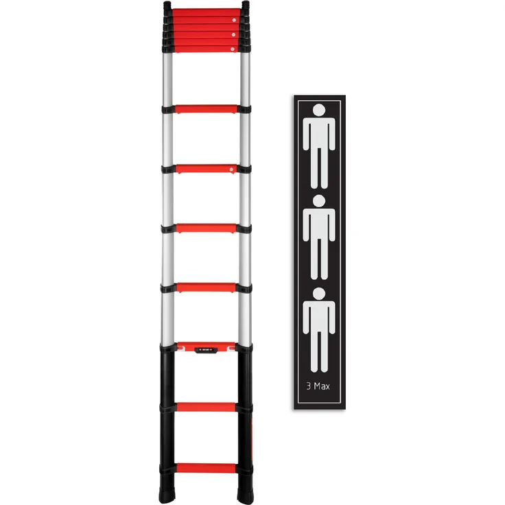 Telesteps Anlegeleiter Rescue Line Feuerwehr 13 Sprossen 4,1m