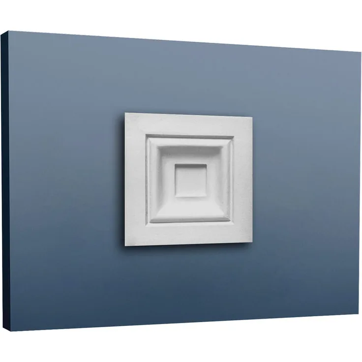 Zierelement Stuck Orac Decor D200 LUXXUS Türumrandung Stuck Eckplatte Decken Wand Dekor Relief Profil klassisch 9 x 9 cm
