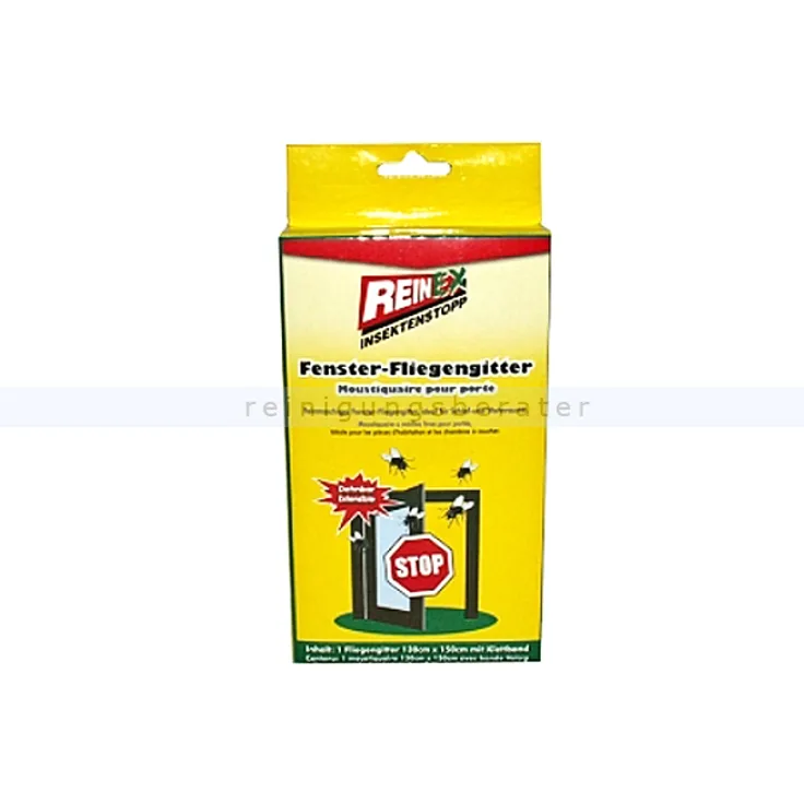 Fliegenfänger Reinex Fenster Fliegengitter 150 x 130 cm zum Einkleben in den Fensterrahmen