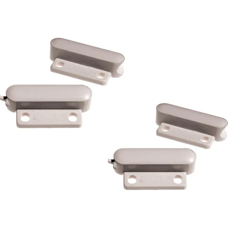Velleman 2er Set Mini-Magnetkontakt, 3,4 x 1,5 x 0,8 cm, Einbruchschutz an Fenster und Tür
