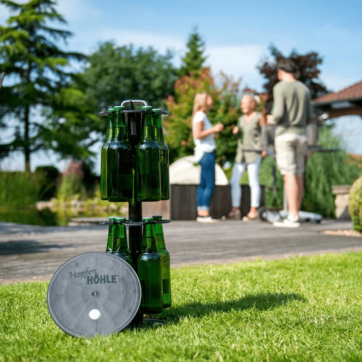 HopfenHöhle Outdoor Erdloch Bierkühler für 15 Flaschen, 20 cm – Bild 3