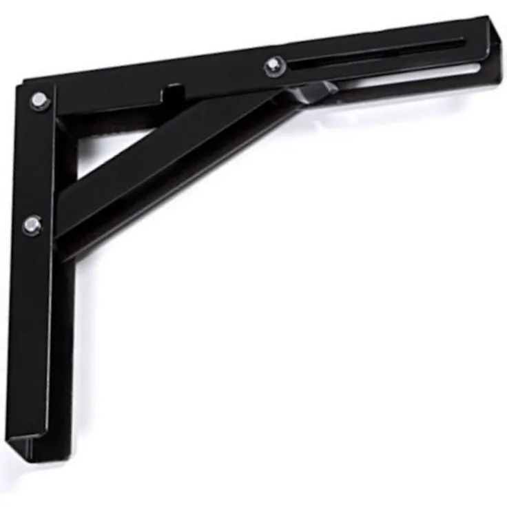 So-tech - Klappkonsole 200 x 160 mm schwarz Tragkraft 120 kg (pro Paar)