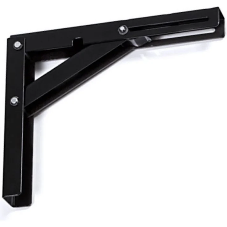 So-tech - Klappkonsole 200 x 160 mm schwarz Tragkraft 120 kg (pro Paar) – Bild 1