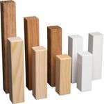 REESE Kehlleisten GmbH UNIVERSAL Sockelleisten-Ecken - Eckblöcke Ecktürme Eckstäbe für alle Fussleisten - 4251674613805